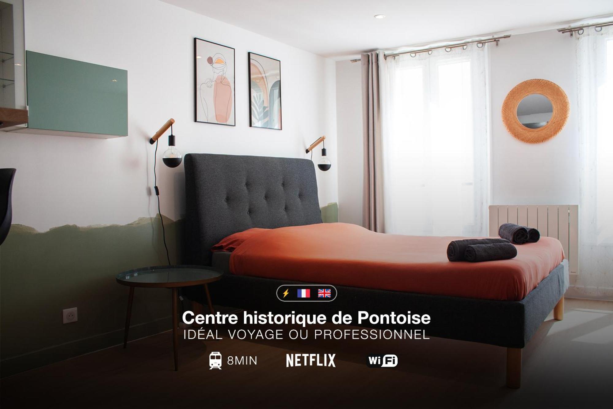 Studio Cosy En Plein Coeur Historique De Pontoise Apartment Ngoại thất bức ảnh